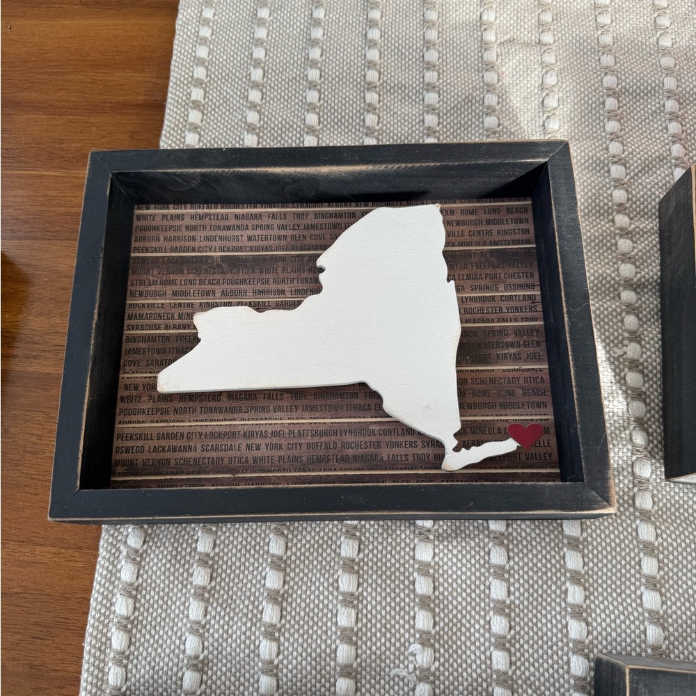 Primitives by Kathy Black and White New York State Sign